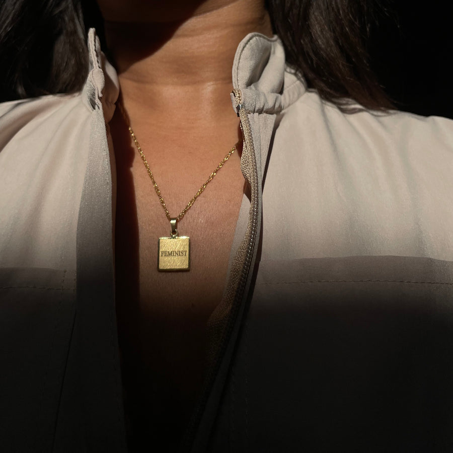 feminist necklace