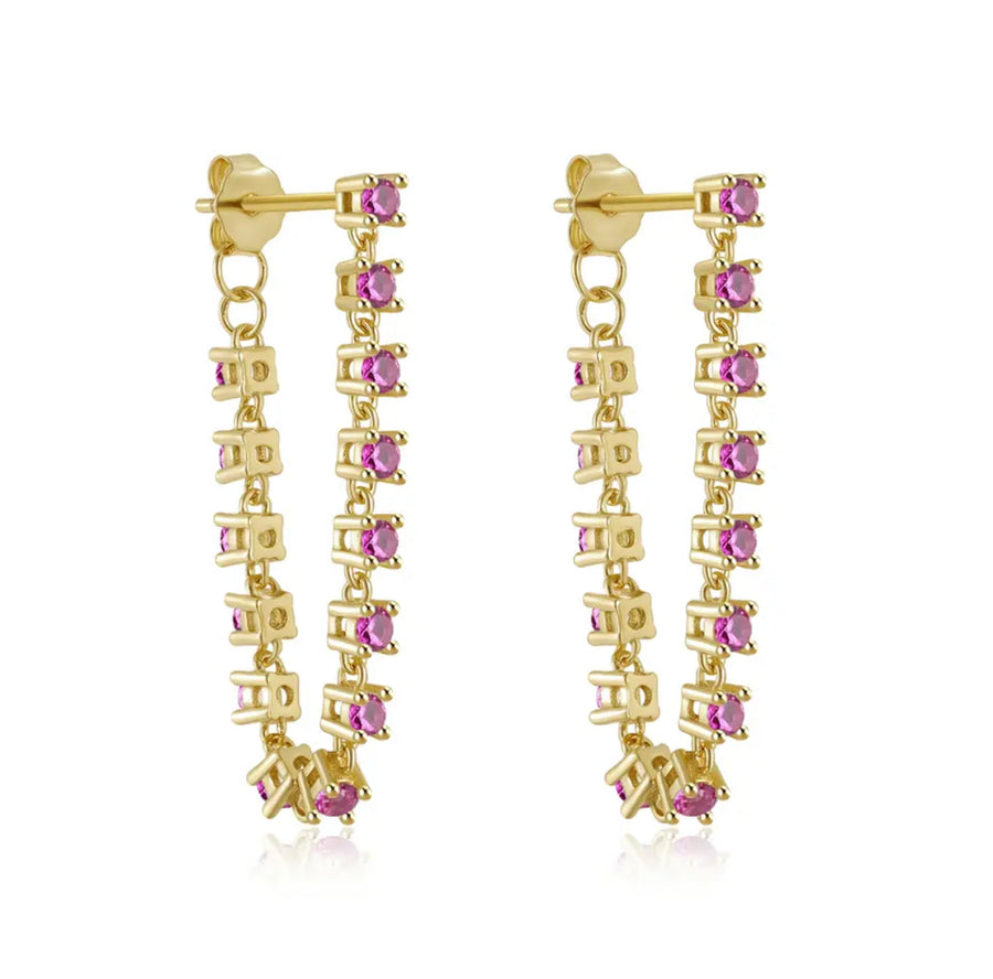 diamond dangles earring