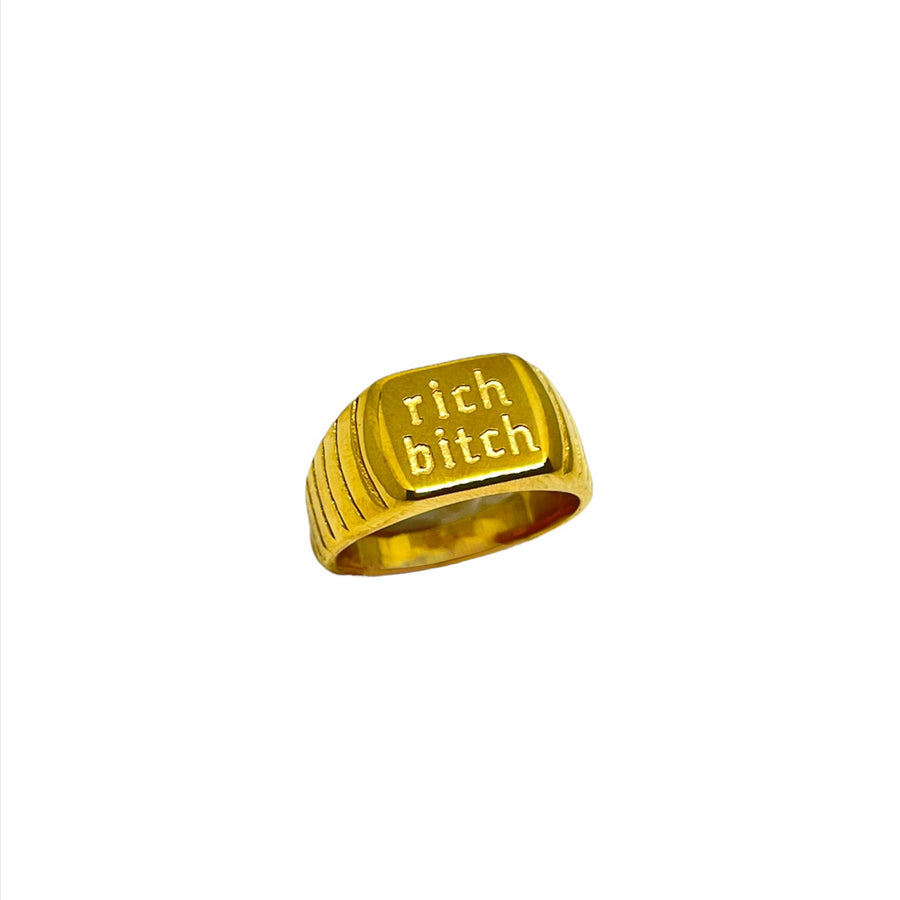 rich b*tch ring