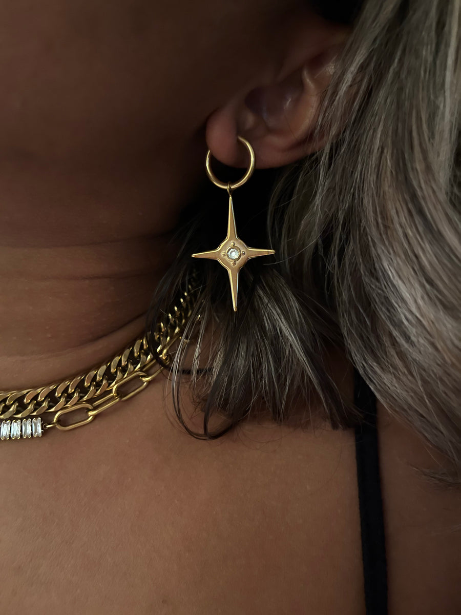 lyra star earrings